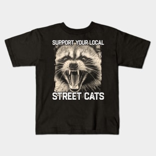 Support Your Local Street Cats Kids T-Shirt